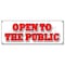 Signmission OPEN TO THE PUBLIC BANNER SIGN wholesale now all welcome wholesaler retail B-Open To The Public - alternate 1